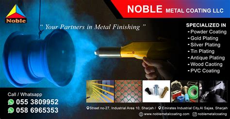 noble metal house dubai|noble powder coating sharjah.